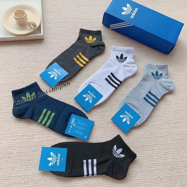 Adidas阿迪達斯三葉草純棉logo小白襪 mmyj2925